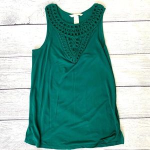 H&M Green Sleeveless top